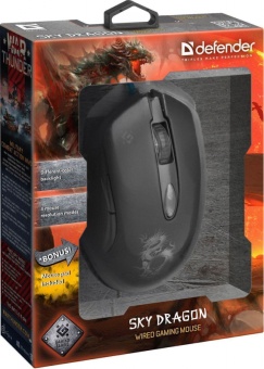 Мышь Defender Sky Dragon GM-090L 52090 USB black
