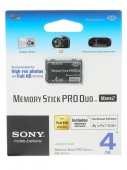 Карта памяти (MS) Memory Stick PRO Duo 4GB Mark2 SONY