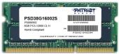 Опер. память SO-DIMM DDR3 8GB 1600MHz Patriot PSD38G16002S