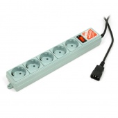 Сетевой фильтр 1,9м PowerCube SPG-B-6Ext (для UPS, вилка IEC-320)