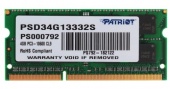 Опер. память SO-DIMM DDR3 4Gb 1333Mhz pc-10600 Patriot