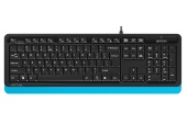 Клавиатура A4Tech Fstyler FK10 USB черная/синия