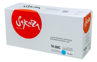 Тонер-картридж Kyocera TK-590C Cyan  для FS-С2026/2126 SAKURA