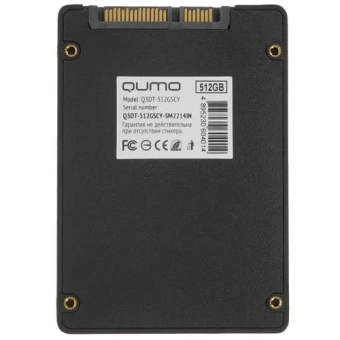 Винчестер SSD 2.5" 512Gb Qumo Novation 3D (Q3DT-512GSCY OEM)