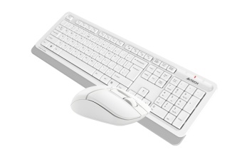 Клавиатура + мышь A4Tech Fstyler FG1012 Wireless белая