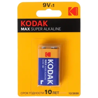 Батарейка 6LR61 Kodak MAX 1BL Крона