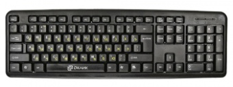 Клавиатура OKLICK 130M, USB, черная